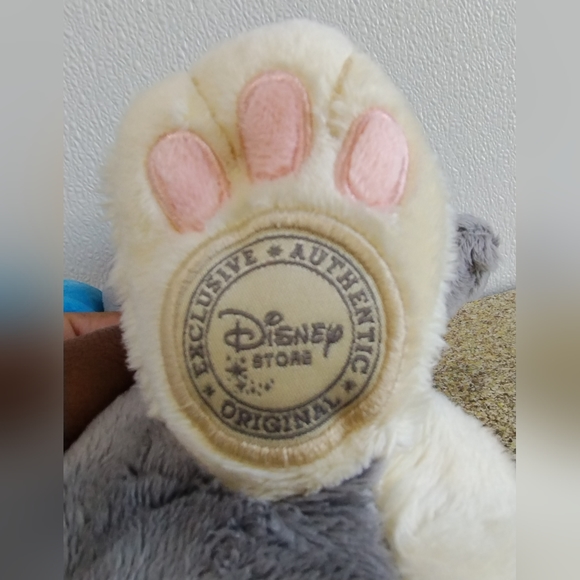 ✓Disney Store PLUSH 10"THUMPER with blue ribbon Rabbit Bambi Movie! RARE!!! - Picture 12 of 16